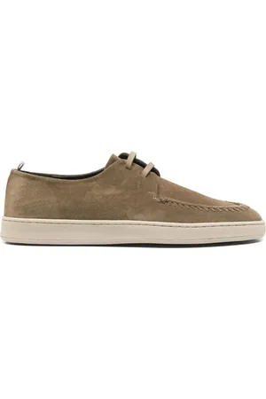 Officine creative Sko, Herre, Grøn, 45 EU, Suede, Suede Derby Sko
