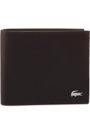 Lacoste Tilbehør, unisex, Brun, ONE SIZE, Læder, Billfold Wallet