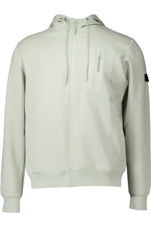 Peuterey Sweathshirts & Hoodies, Herre, Grøn, XL, Uld, Grøn Sweater Parker 02 Stilfuld