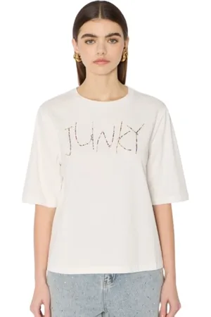 Berenice Top, Dame, , M, Bomuld, Junky Rhinestone T-shirt