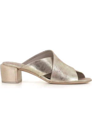 Officine creative Sko, Dame, Grå, 39 EU, Læder, Platinum Lædersandal
