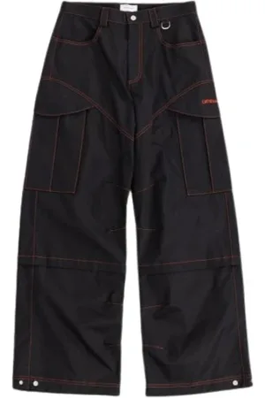 OFF-WHITE Bukser, Herre, Sort, S, Bomuld, Cargo Bukser Wide Fit