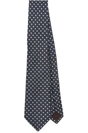 CANALI Tilbehør, Herre, Blå, ONE SIZE, Luksus Silkeslips Fremstillet i Italien