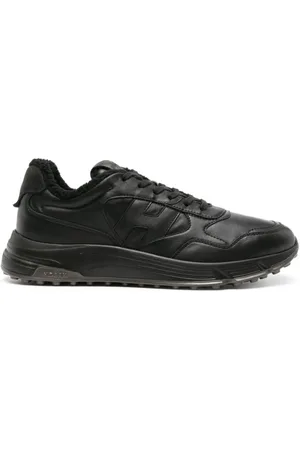 Hogan Sko, Herre, Sort, 46 EU, Læder, Hyperlight Læder Sneakers