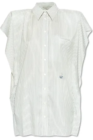 Stella McCartney Kjole, Dame, Hvid, S, Uld, Silke Skjortekjole