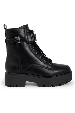 Guess Sko, Dame, Sort, 41 EU, Amphibianstøvler med 4,5 cm hæl