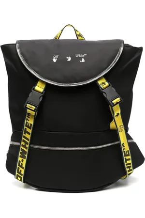 OFF-WHITE Taske, Herre, Sort, ONE SIZE, Nylon, Nylon Rygsæk med Snorelukning