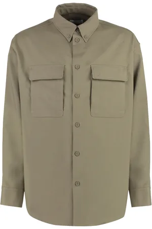 OFF-WHITE Jakke, Herre, , M, Polyester, Polyester Overshirt med Klaplommer