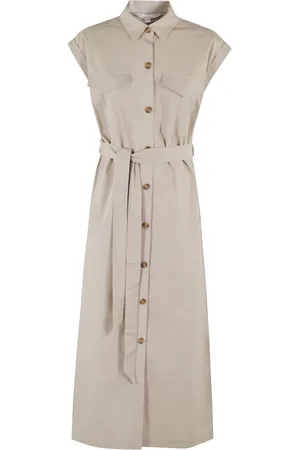 Barbour Kjole, Dame, , S, Bomuld, Birdie Maxi Linned Bomuld Kjole