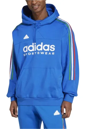 adidas Sweathshirts & Hoodies, Herre, Blå, 2XL, Bomuld, Hoodie med print