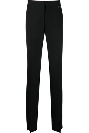 OFF-WHITE Bukser, Herre, Sort, M, Uld, Clean Straight-leg Bukser