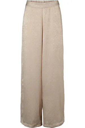 RUE de FEMME Bukser, Dame, , XL, Elegant Bukser med Vidde og Elastik i Taljen