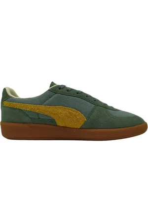 PUMA Sko, Dame, Grøn, 40 EU, Grøn Tekstil Sporty Sneakers Kvinder