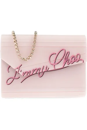 Jimmy Choo Taske, Dame, Lyserød, ONE SIZE, Uld, Skuldertaske Candy