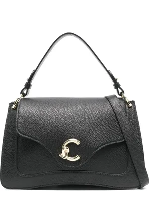 Coccinelle Taske, Dame, Sort, ONE SIZE, Uld, Sort Foldover Top Skuldertaske