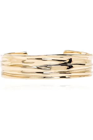 Salvatore Ferragamo Tilbehør, Dame, Gul, L, Messing armbånd