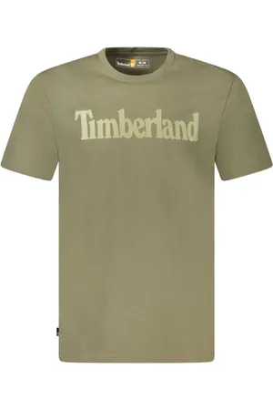 Timberland Top, Herre, Grøn, L, Bomuld, Grøn Wordmark Logo Bomuld T-shirt