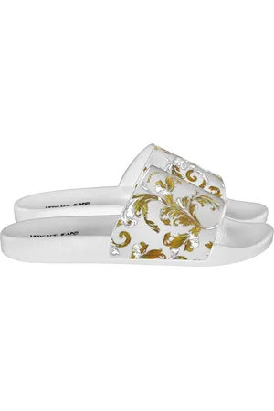 VERSACE Sko, Herre, Hvid, 43 EU, Sandaler