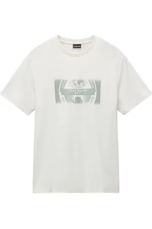 Napapijri Top, Herre, Hvid, S, Bomuld, Kortærmet Vanni T-shirt
