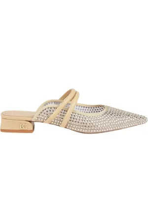 Lola Casademunt Sko, Dame, , 37 EU, Mesh Slip-On Sko med Rhinestones