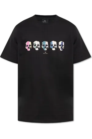 Paul Smith Top, Herre, Sort, M, Bomuld, T-shirt med tryk