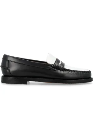 SEBAGO Sko, Dame, Sort, 38 EU, Uld, Klassiske Dan Loafers Sort Hvid
