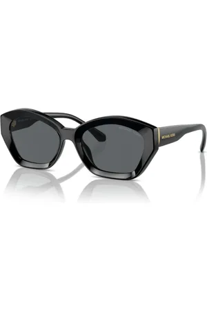 Michael Kors Tilbehør, unisex, Sort, 54 MM, Irregular Bel Air Solbriller
