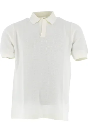 MC2 SAINT BARTH Top, Herre, Hvid, XL, Bomuld, Hvid Polo Skjorte Korte Ærmer Bomuld