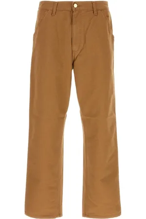 Carhartt Bukser, Herre, Brun, W32, Bomuld, Karamel Bomuld Enkelt Knæ Bukser