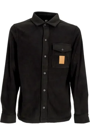 Etnies Skjorte, Herre, Sort, S, Polyester, Sort Fleece Langærmet Skjorte