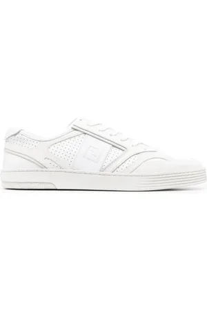 Fendi Sko, Herre, Hvid, 40 EU, Hvide Sneakers med Ghiac Stil