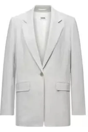 Drykorn Jakke, Herre, Grå, M, Elegant alsidig blazer til moderne individer