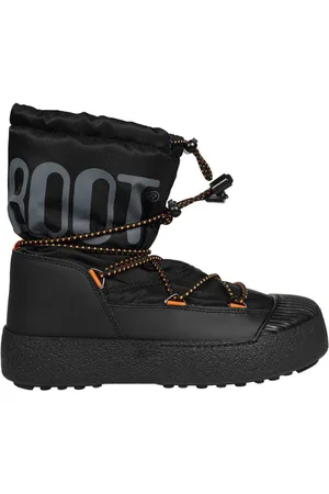 Moon Boot Sko, Herre, Sort, 44 EU, Uld, Snørestøvletter med PVC-indsatser