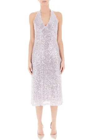 ANIYE BY Kjole, Dame, Lilla, 2XS, Uld, Lilla Paliet Aftenkjole