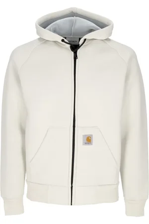 Carhartt Sweathshirts & Hoodies, Herre, Hvid, L, Bomuld, Hættetrøje Salt/Grå