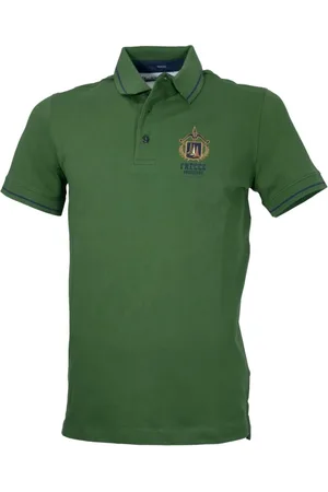 Aeronautica Militare Top, Herre, Grøn, XL, Bomuld, Tricolori Arrows Polo Grøn Pique