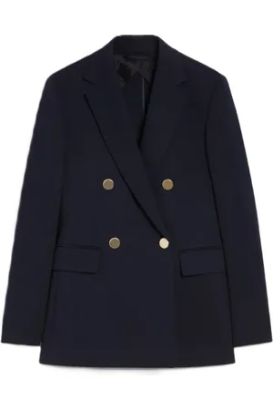 Max Mara Jakke, Dame, Blå, XS, Viskose Jakker og Blazere