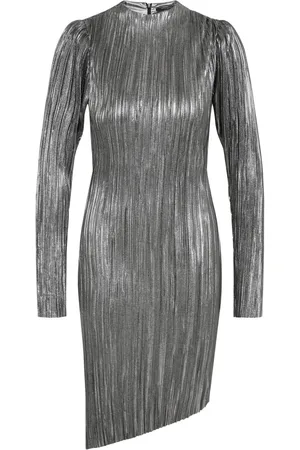 Bruuns Bazaar Kjole, Dame, Grå, XL, Polyester, Groundberrybbmaggie-kjole