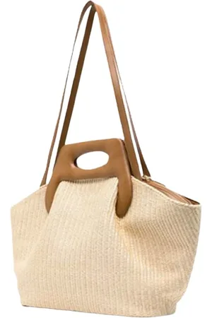 THEMOIRÈ Taske, Dame, , ONE SIZE, Uld, Dhea Straw Shell / Caramel