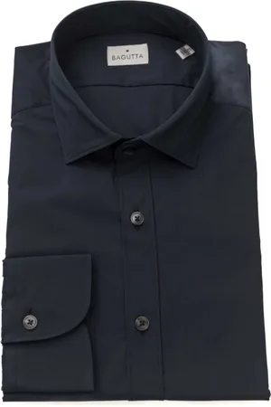 BAGUTTA Skjorte, Herre, Blå, 7XL, Bomuld, Slim Fit Bomuldsskjorte