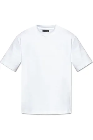 Lacoste Top, Herre, Hvid, L, Bomuld, T-shirt med logo