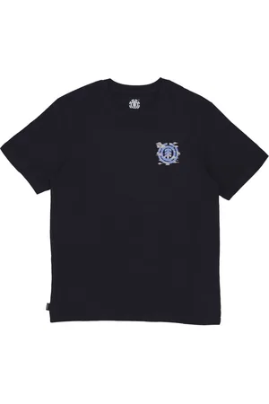 Element Top, Herre, Sort, S, Bomuld, Ikonsort Flint Sort Herre T-shirt
