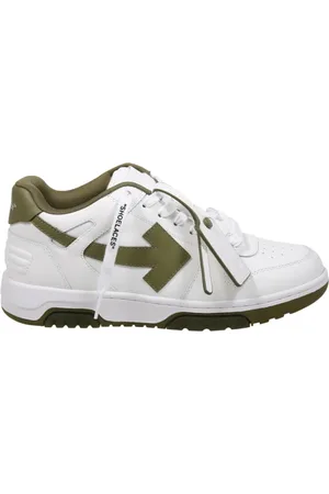 OFF-WHITE Sko, Herre, Hvid, 40 EU, Læder, Hvid Oliven Grøn Sneaker