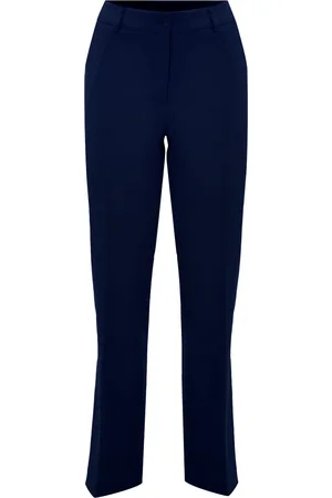 Kocca Bukser, Dame, Blå, M, Uld, Elegant Slim Fit Skræddersyet Bukser