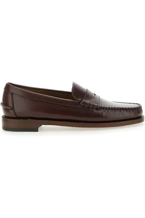 SEBAGO Sko, Herre, Brun, 40 EU, Læder, Klassiske brune loafers med hævet syning
