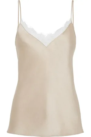 MVP Wardrobe Top, Dame, , M, Silke V-hals Blonder Detalje Top