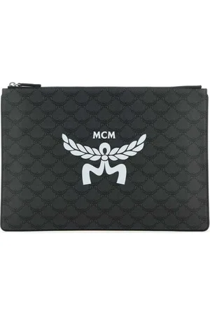 MCM Taske, Herre, Sort, ONE SIZE, Canvas Printed Clutch Taske