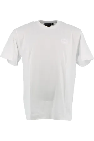 Canada Goose Top, Herre, Hvid, M, Bomuld, Hvid Broderet Disc T-shirts og Polos