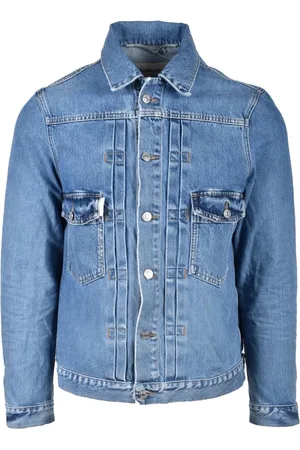 haikure Jakke, Herre, Blå, M, Uld, Stilfuld denimjakke