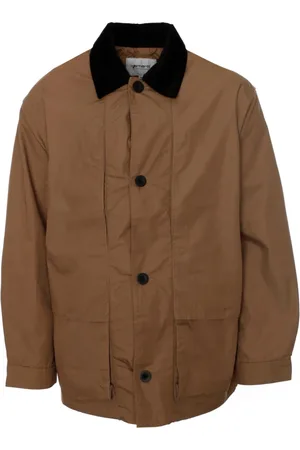 Carhartt Jakke, Herre, Brun, 2XL, Bomuld, Let Jakke
